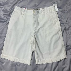 White Izod saltwater shorts